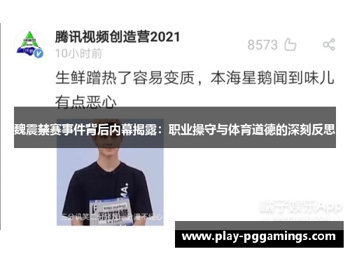 魏震禁赛事件背后内幕揭露：职业操守与体育道德的深刻反思